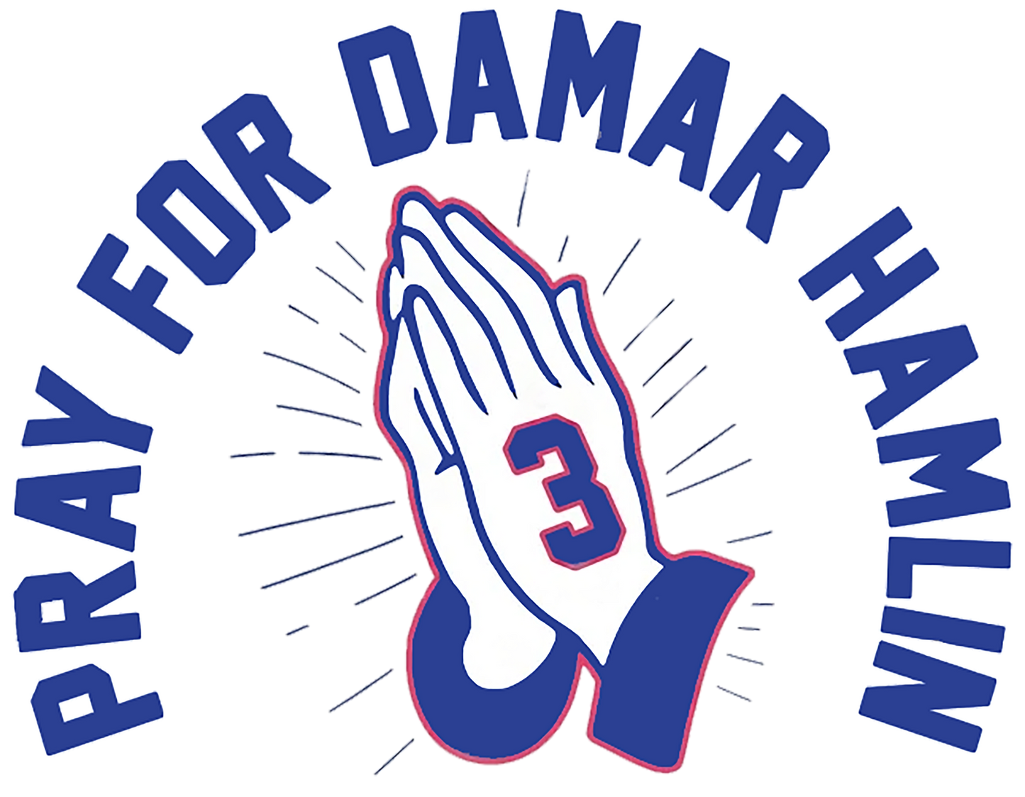 Damar Hamlin DTF Transfer | Pray for D. Hamlin