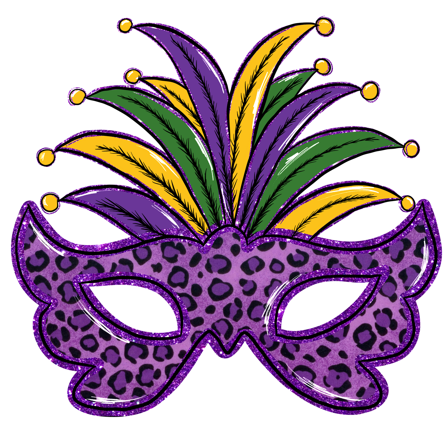 Mardi Gras DTF Transfer 5.0