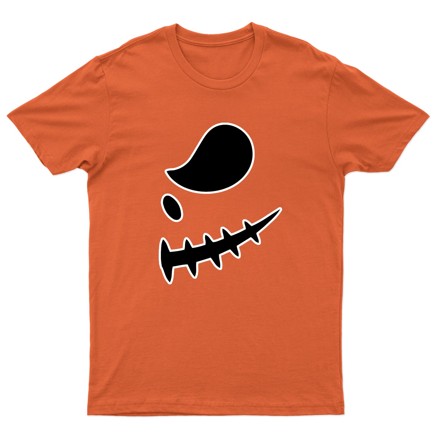 His and Her Pumpkin Half | Unisex Couples Halloween T-shirts