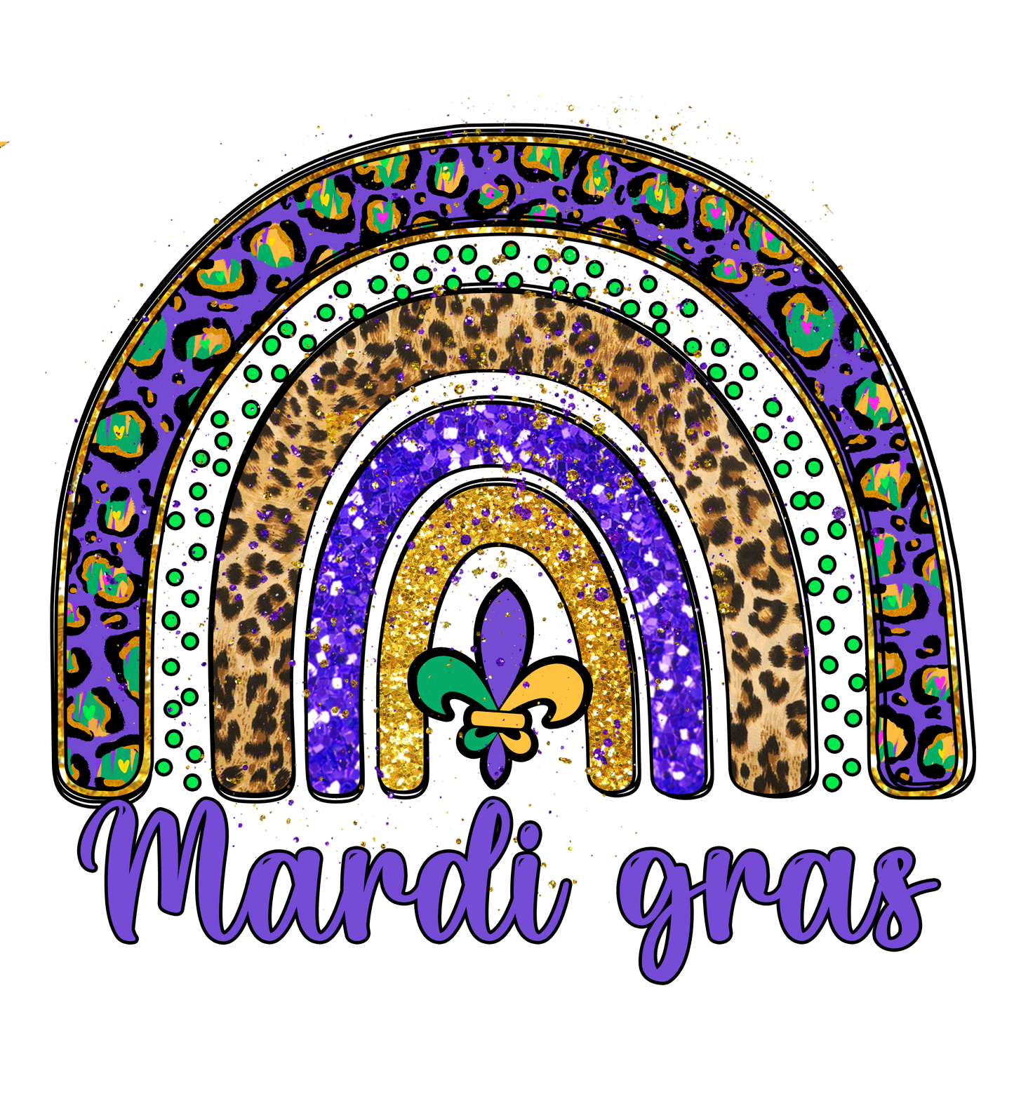 Mardi Gras DTF Transfer 21.0