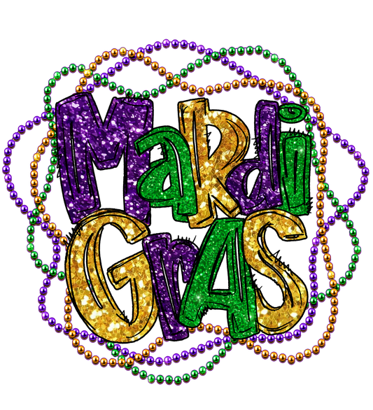 Mardi Gras DTF Transfer 10.0